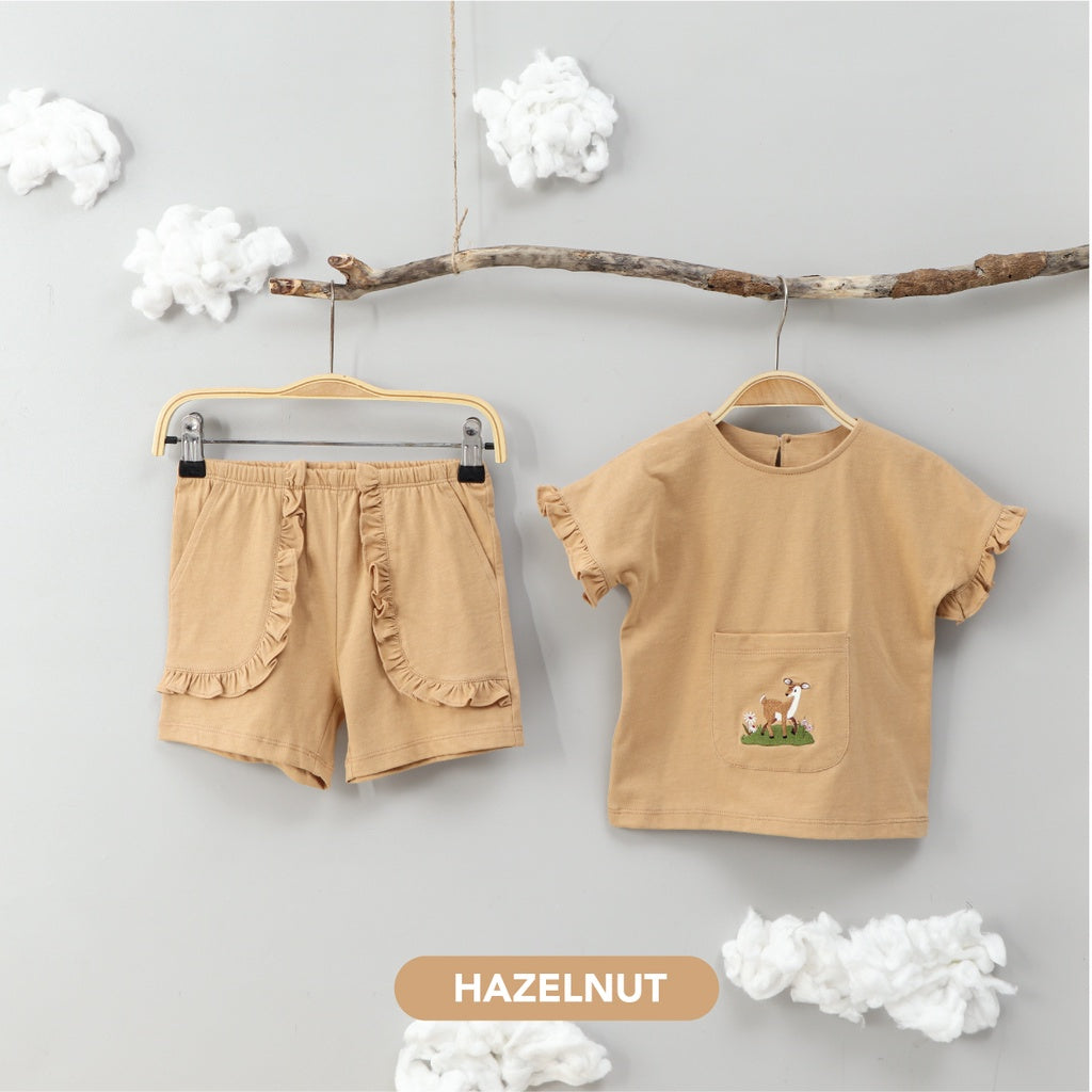 Mooi Setelan Anak Perempuan Ruffle Emma Set