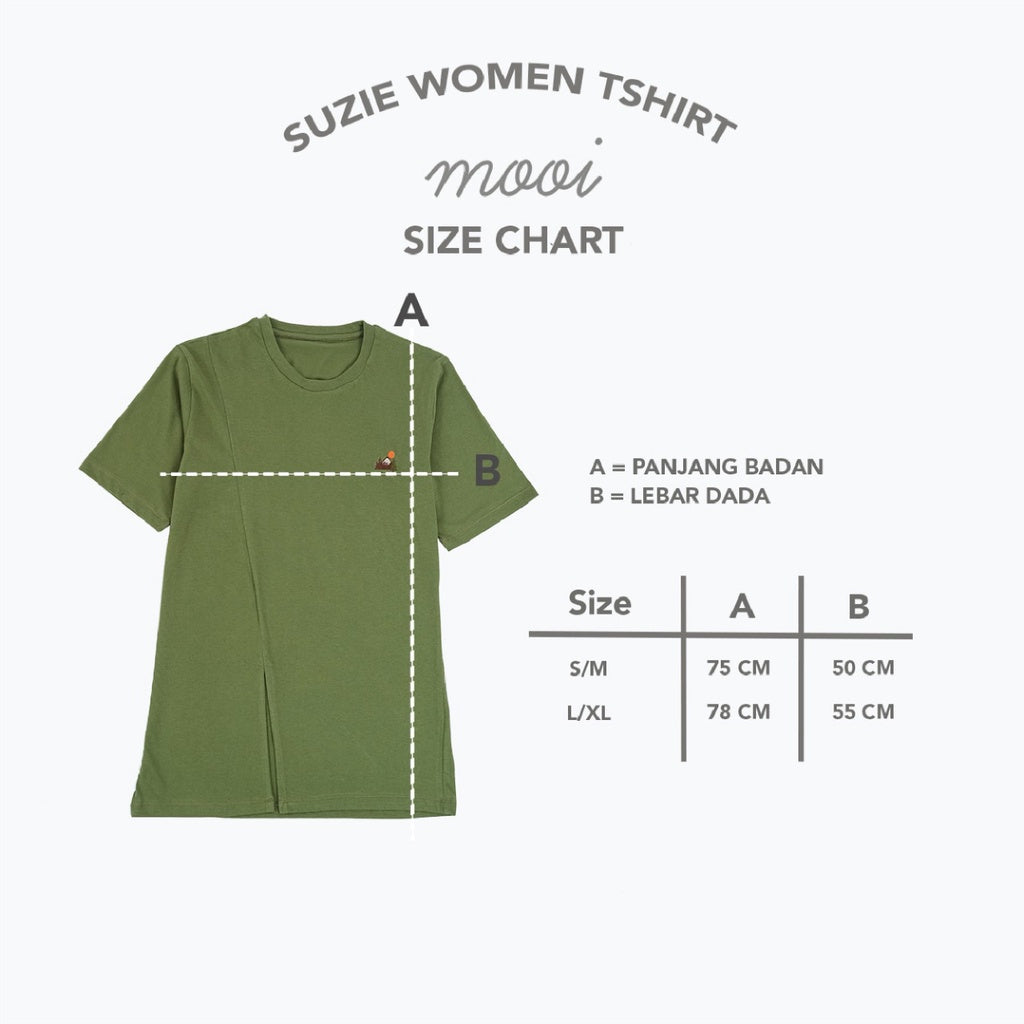 Mooi Atasan Wanita Suzie Women Tshirt