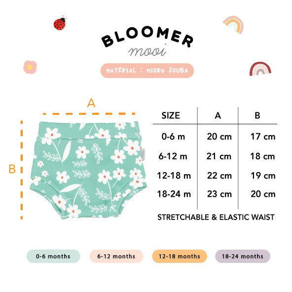 Mooi Celana Bloomer Celana Pop Pendek Printing