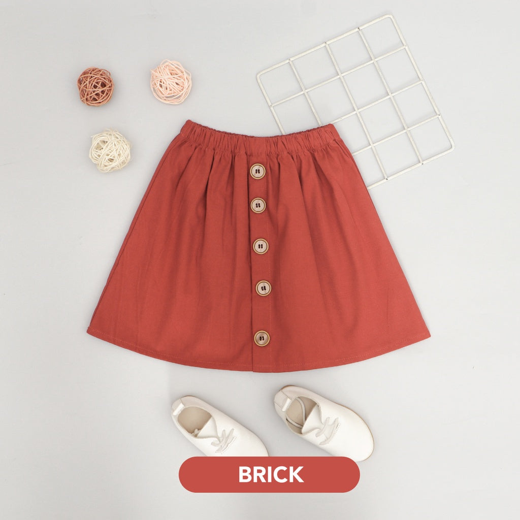 Mooi Rok Anak Perempuan Mikka Button Skirt