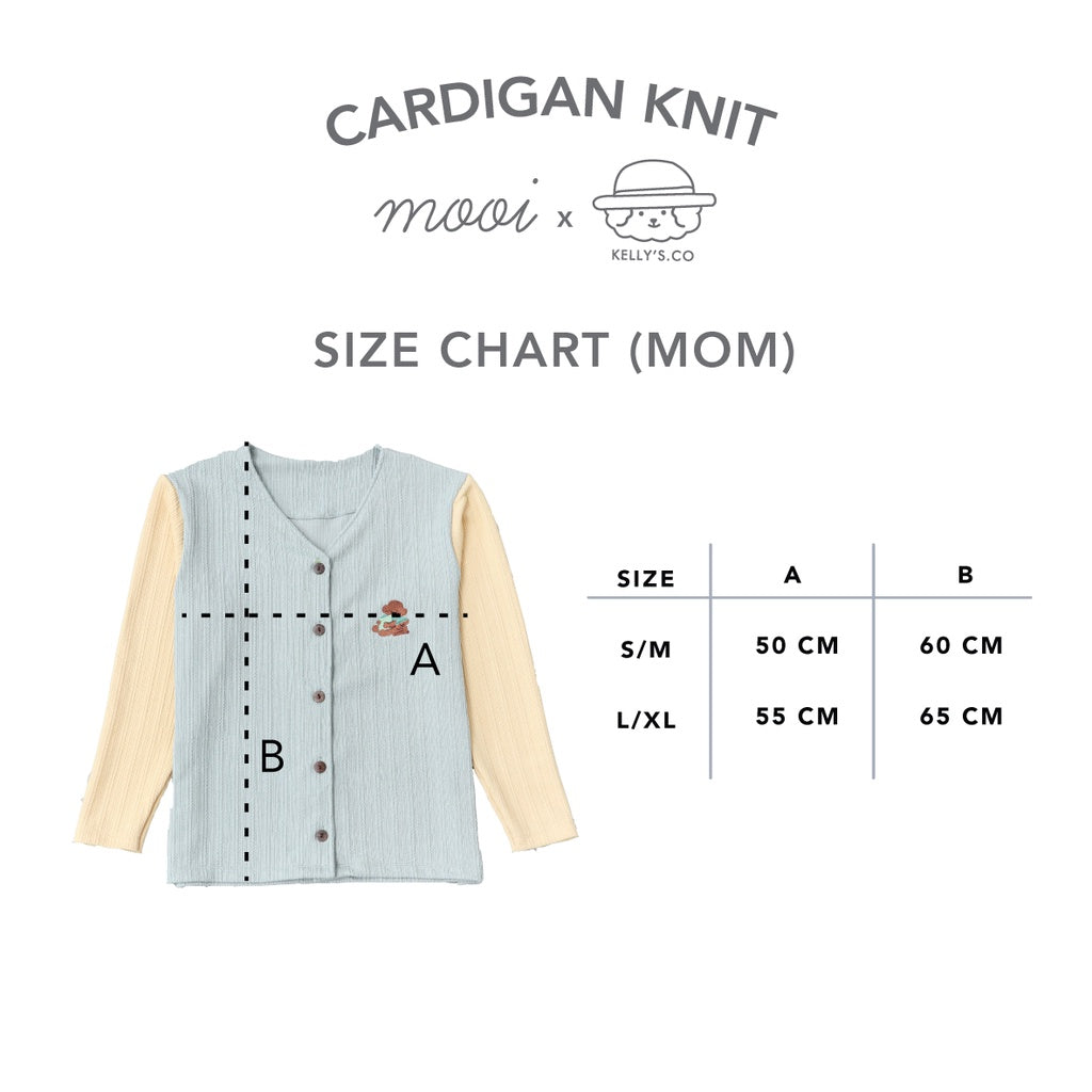 Mooi x Kellysco Cardigan Knit (MOM)