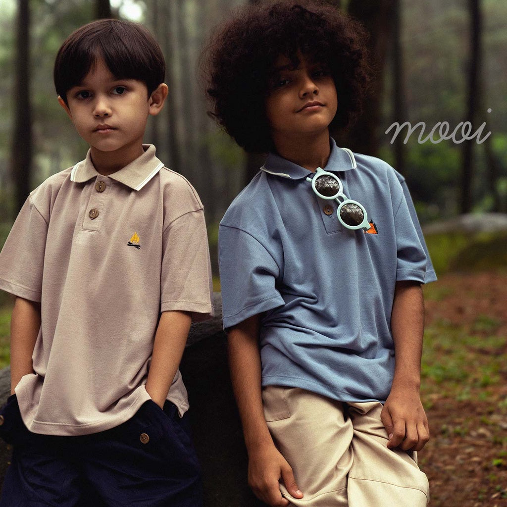 Mooi Kemeja Anak Laki-Laki Polo Shirt