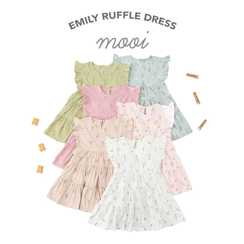 Mooi Dress Anak Perempuan Emily Ruffle Dress