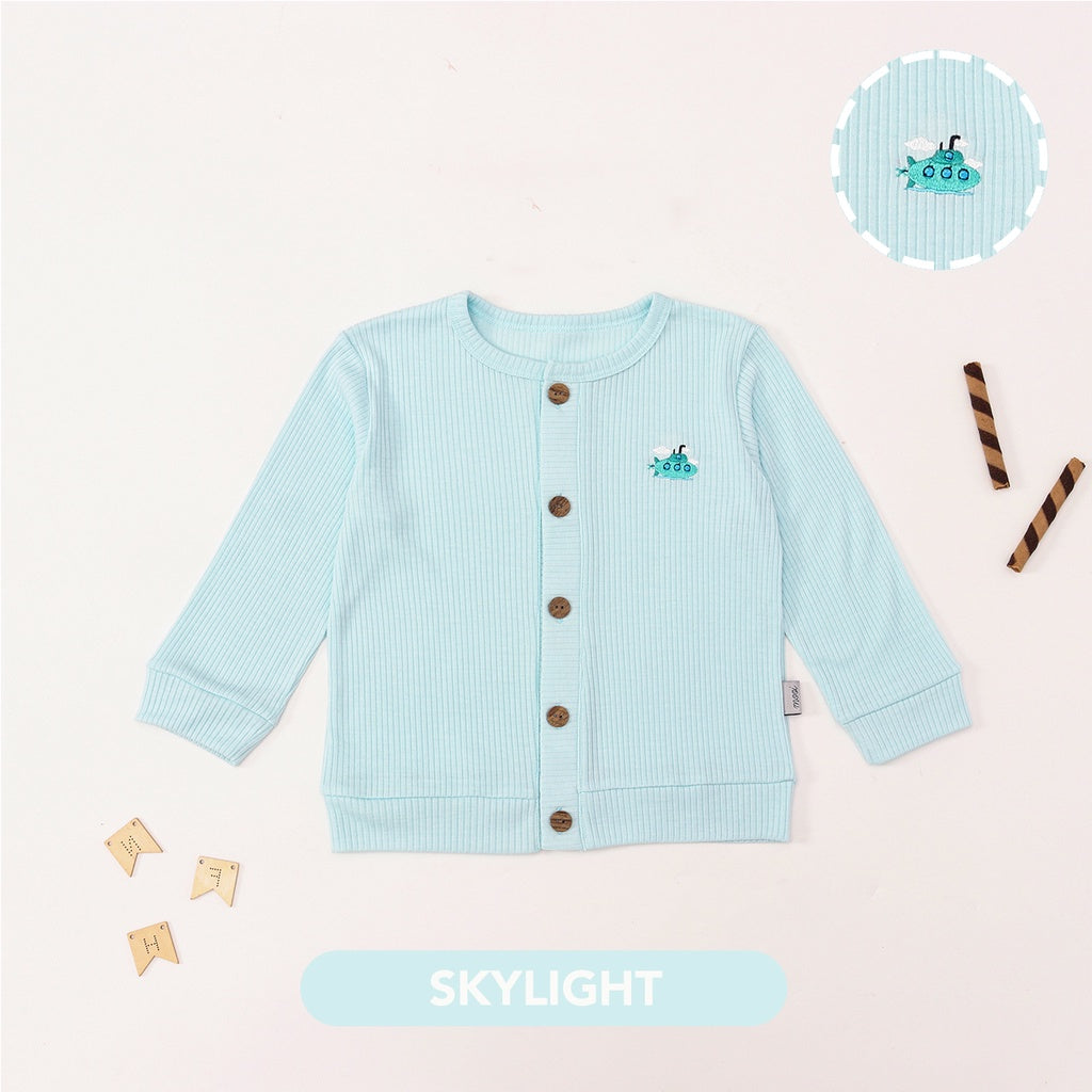 Mooi Cardigan Anak Cardigan Rib