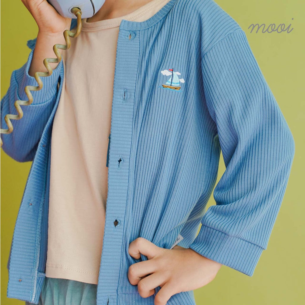 Mooi Cardigan Anak Cardigan Rib