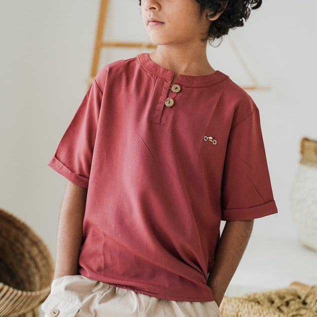 Mooi Kemeja Anak Laki-Laki Kale Shirt