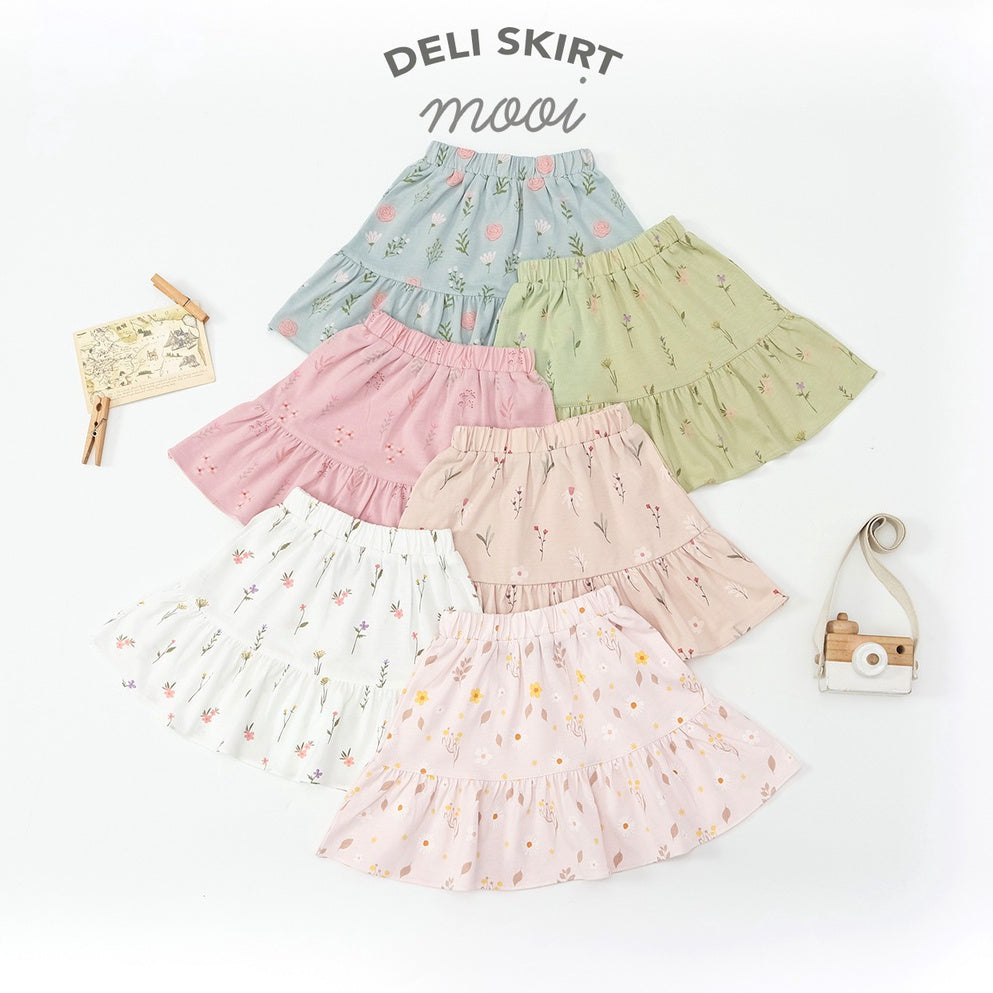 Mooi Rok Anak Perempuan Deli Skirt