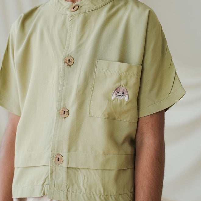 Mooi Kemeja Anak Laki-Laki Barra Shirt