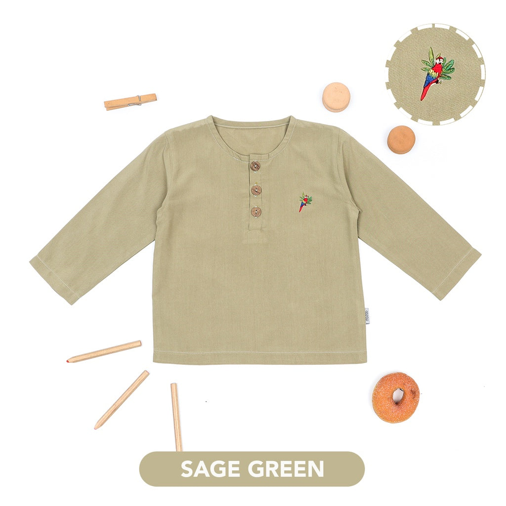 Mooi Kemeja Anak Laki-Laki Dareen Shirt
