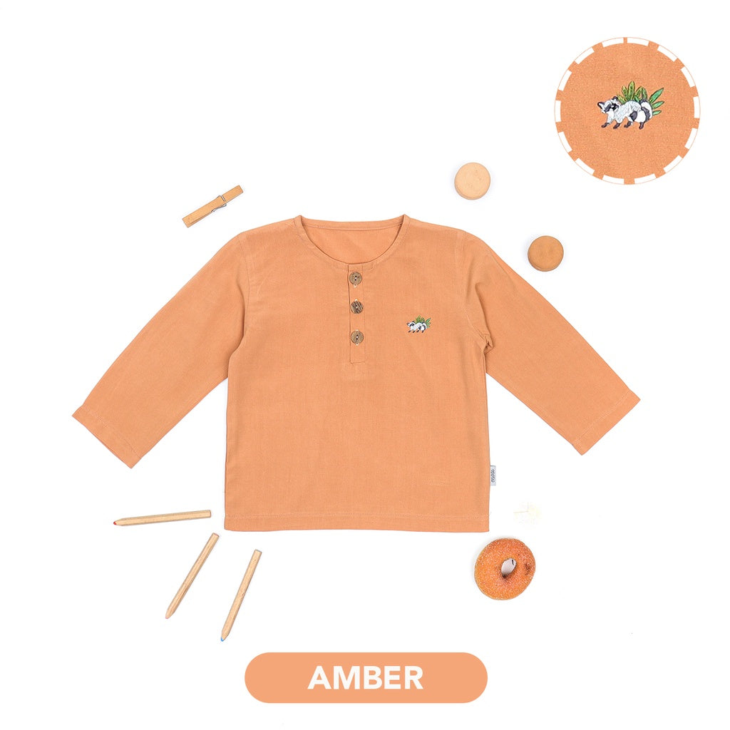 Mooi Kemeja Anak Laki-Laki Dareen Shirt