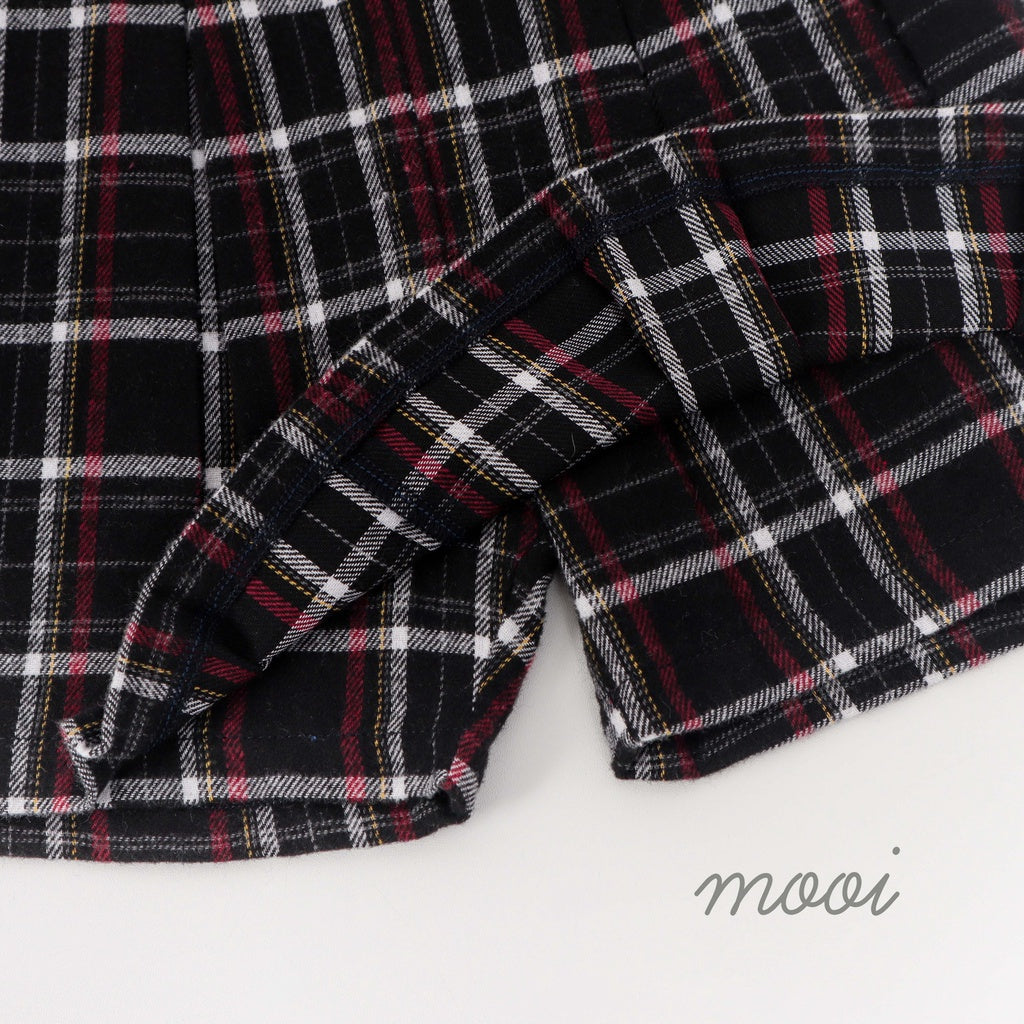 Mooi Rok Anak Perempuan Flanel Andin Skort