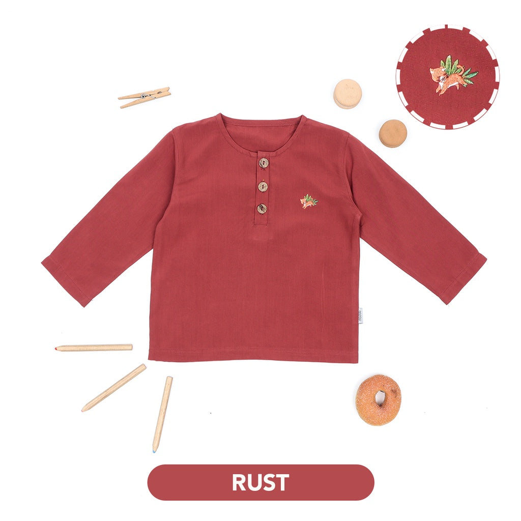 Mooi Kemeja Anak Laki-Laki Dareen Shirt