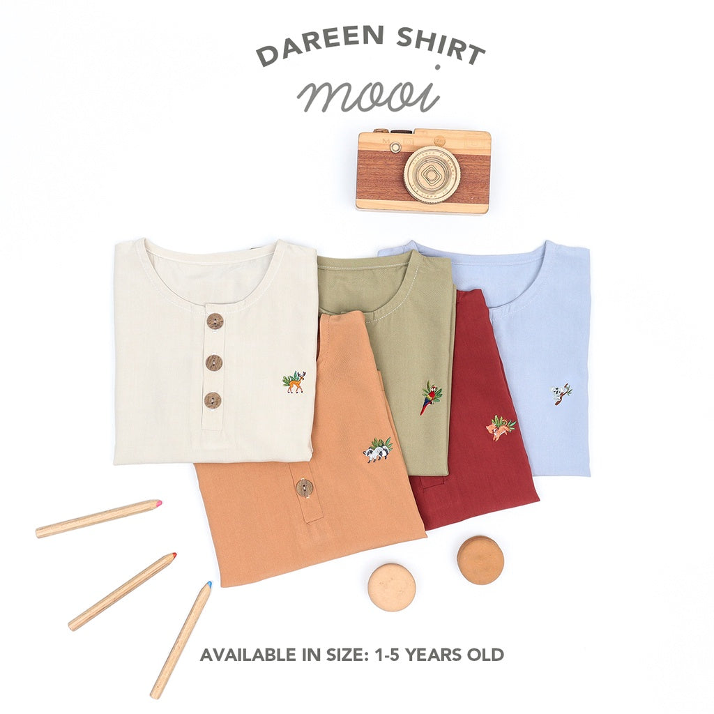 Mooi Kemeja Anak Laki-Laki Dareen Shirt