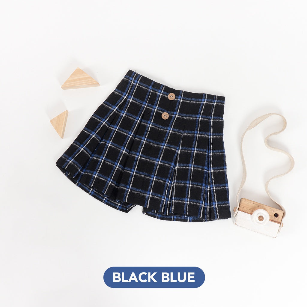 Mooi Rok Anak Perempuan Flanel Andin Skort