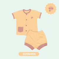 Mooi Setelan Bayi Zoey Button Set