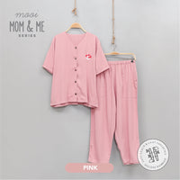 Mooi Piyama Wanita Basic Long Set Bamboo Viscose