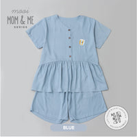Mooi Piyama Wanita Peplum Set Bamboo Viscose