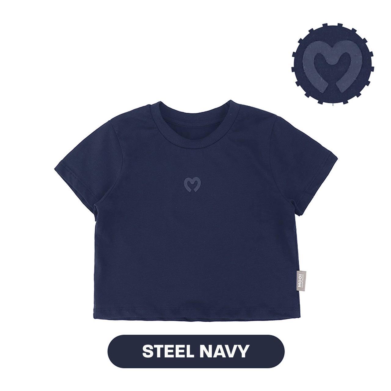 Mooi Kaos Anak Perempuan Comfy Girls Crop T-shirt