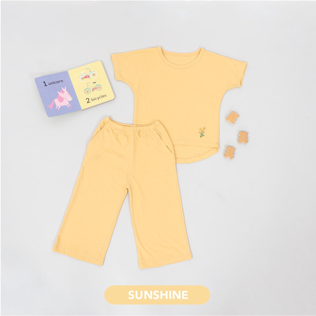 Mooi Setelan Anak Perempuan Kulot Alice Set