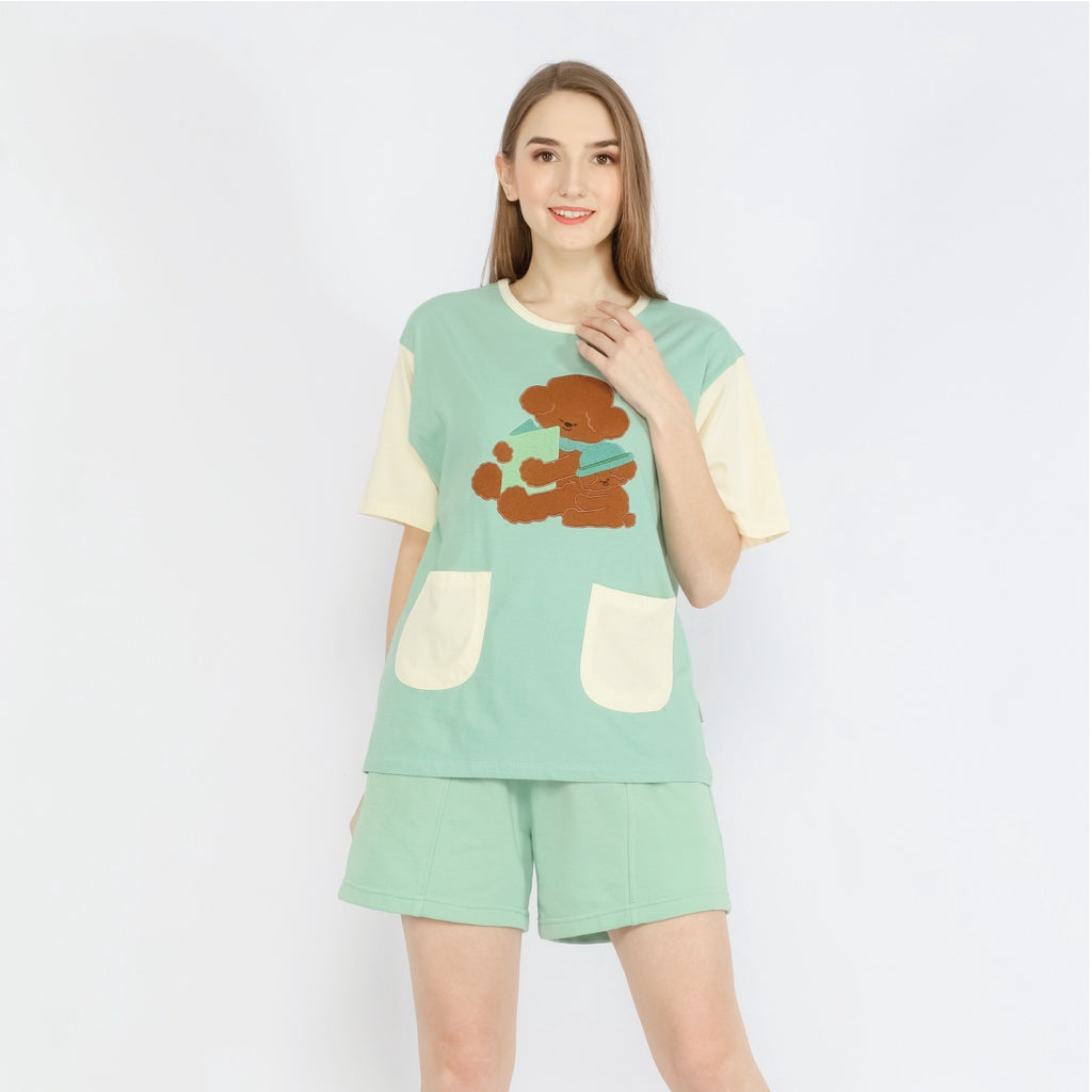 Mooi x Kellysco Twin Pocket Tee Dewasa (MOM)