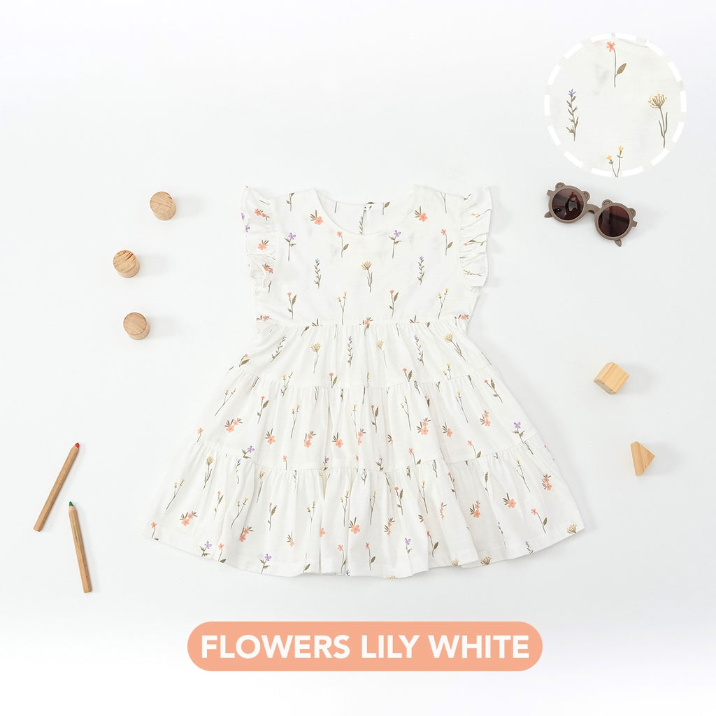 Mooi Dress Anak Perempuan Emily Ruffle Dress