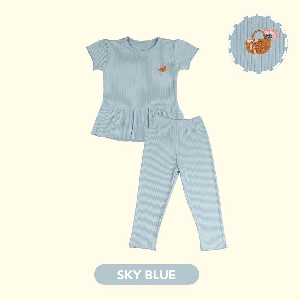 Mooi Setelan Anak Kalia Rib Set