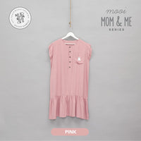 Mooi Daster Wanita Kika Ruffle Dress (MOM)