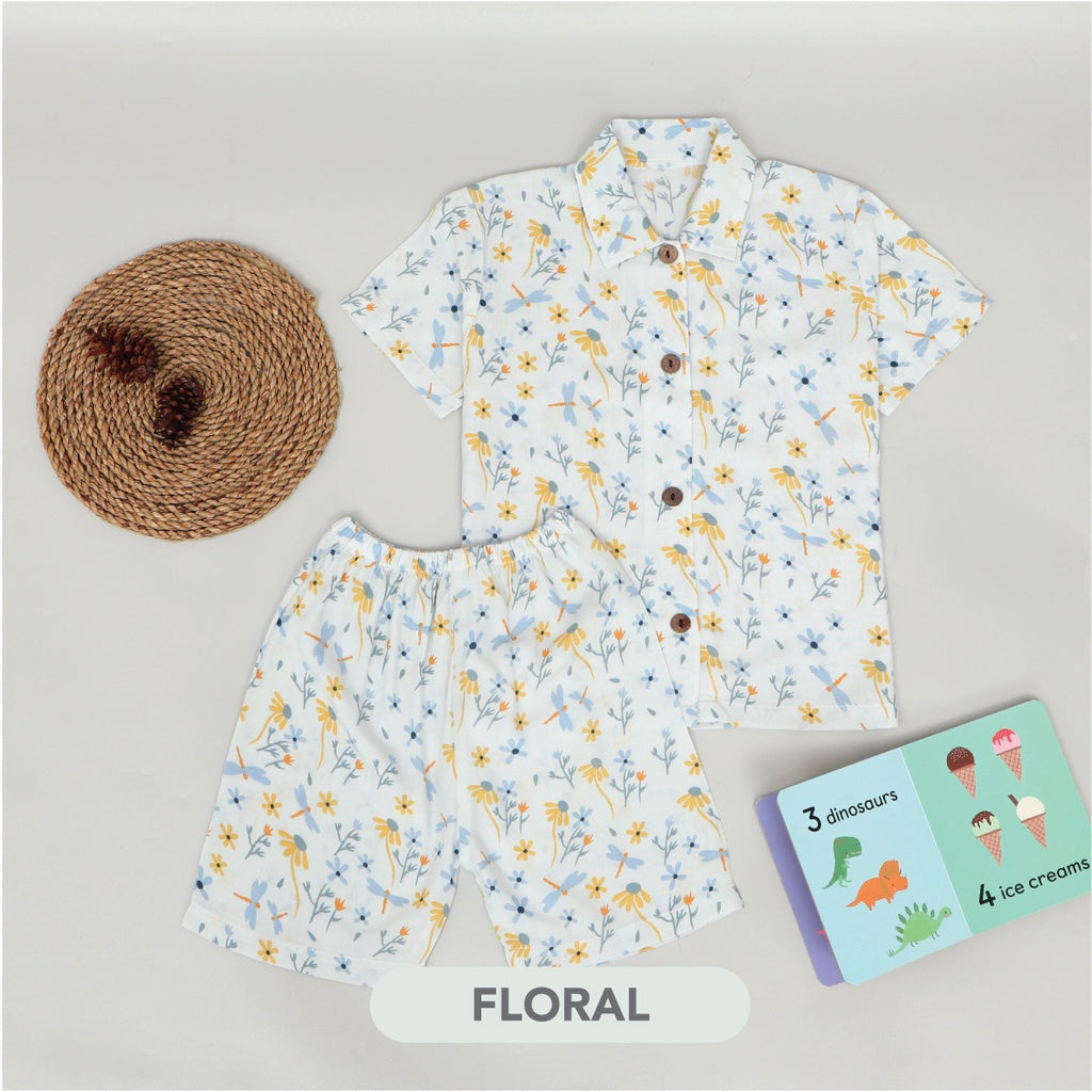 Mooi Piyama Anak Short Collar Set