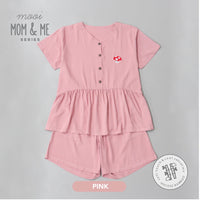 Mooi Piyama Wanita Peplum Set Bamboo Viscose