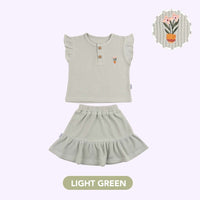Mooi Setelan Anak Perempuan Narumi Ruffle Set
