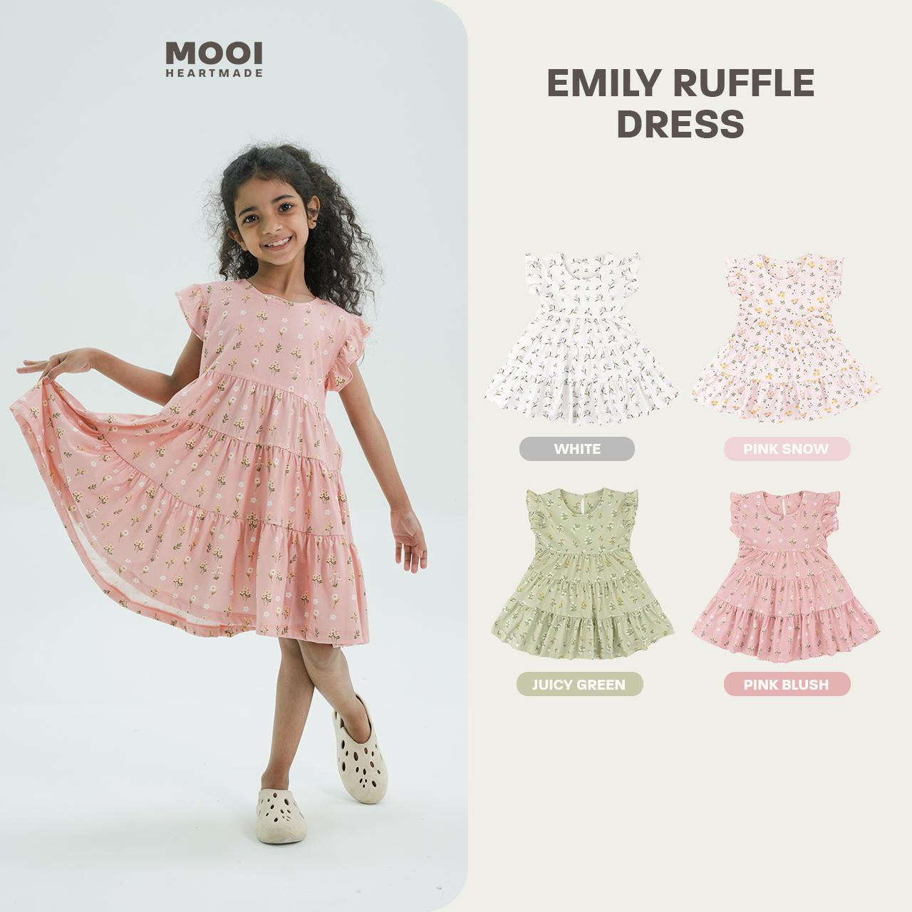 Mooi Dress Anak Perempuan Emily Ruffle Dress