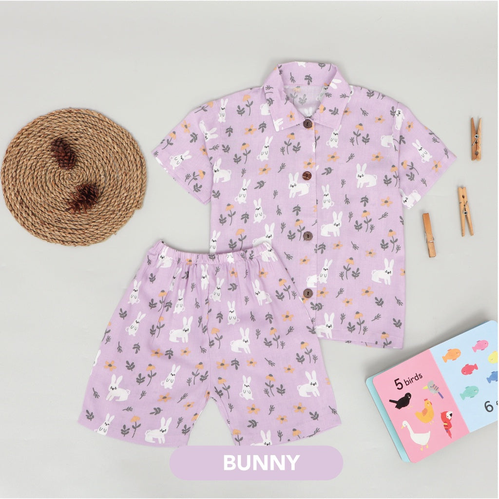 Mooi Piyama Anak Short Collar Set