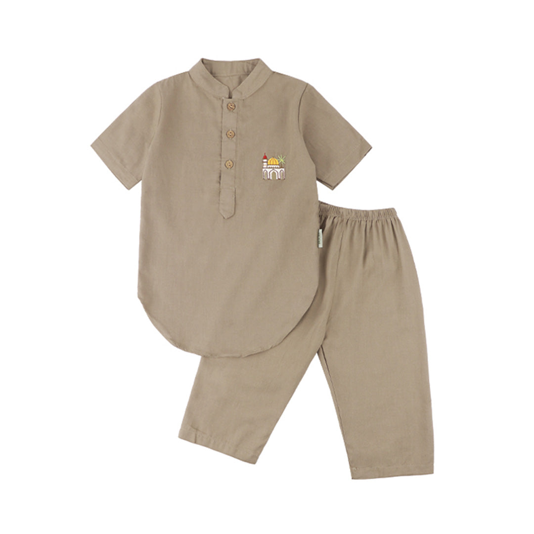 Mooi Adam Koko Set Setelan Koko Anak Raya Collection