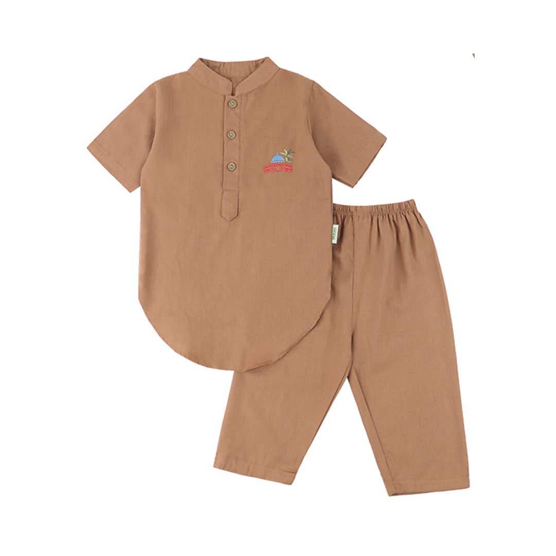 Mooi Adam Koko Set Setelan Koko Anak Raya Collection