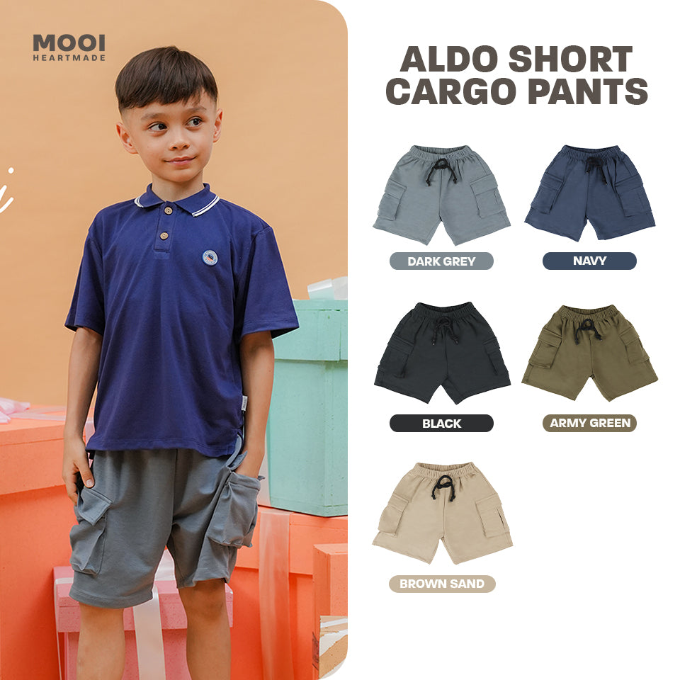 Mooi Celana Pendek Cargo Anak Aldo Short Cargo Pants