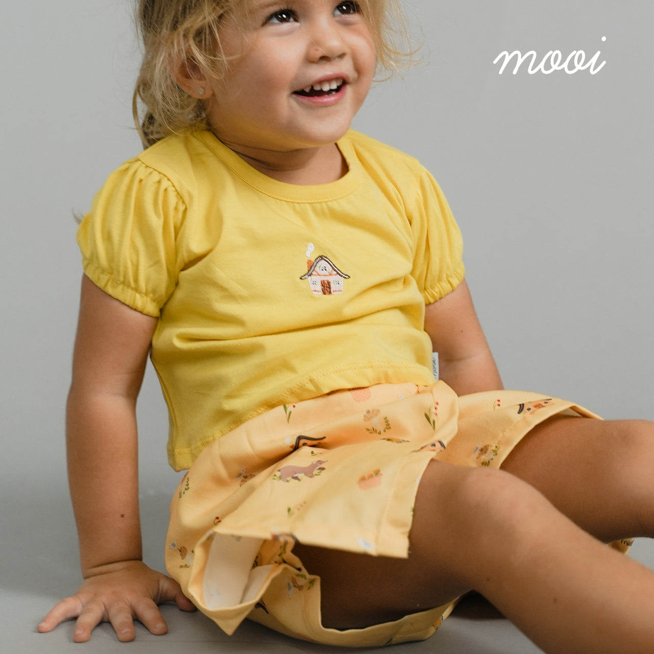 Mooi Setelan Anak Perempuan Alena Skort Set V1