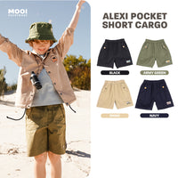 Mooi Celana Pendek Chinos Cargo Anak Alexi Pocket Short Cargo Chinos