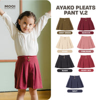 Mooi Rok Celana Anak Perempuan Ayako Skort Pleat Pants