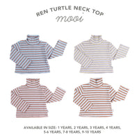 Mooi Atasan Anak Ren Turtle Neck Striped