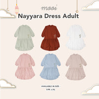 Mooi Tunik Wanita Atasan Wanita Raya Collection Nayyara Tunik Adult