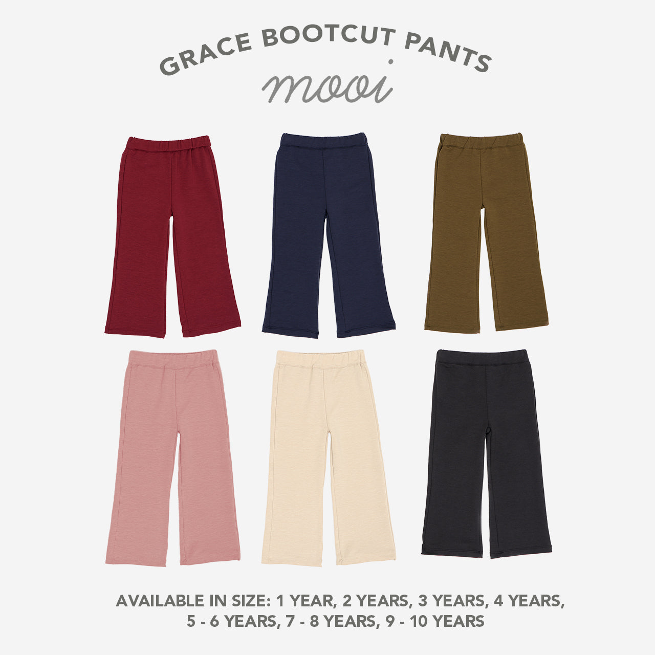 Mooi Celana Panjang Anak Perempuan Grace Bootcut Pants
