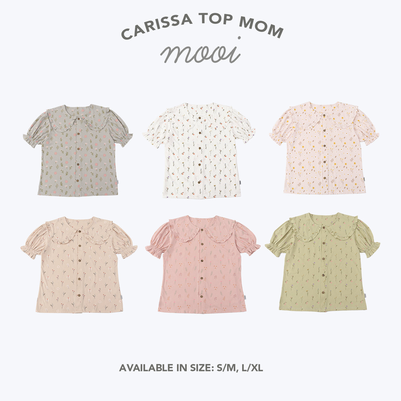 Mooi Atasan Wanita Carissa Top Mom