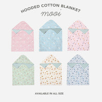 Mooi Hooded Cotton Blanket Selimut Topi Bayi