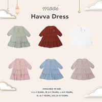 Mooi Dress Anak Gamis Anak Perempuan Raya Collection Havva Dress