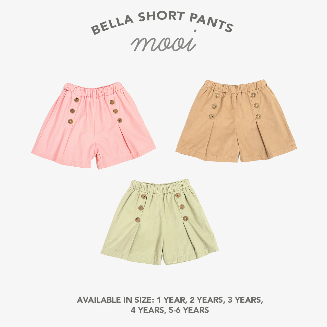 Mooi Celana Pendek Anak Perempuan Bella Short Pants
