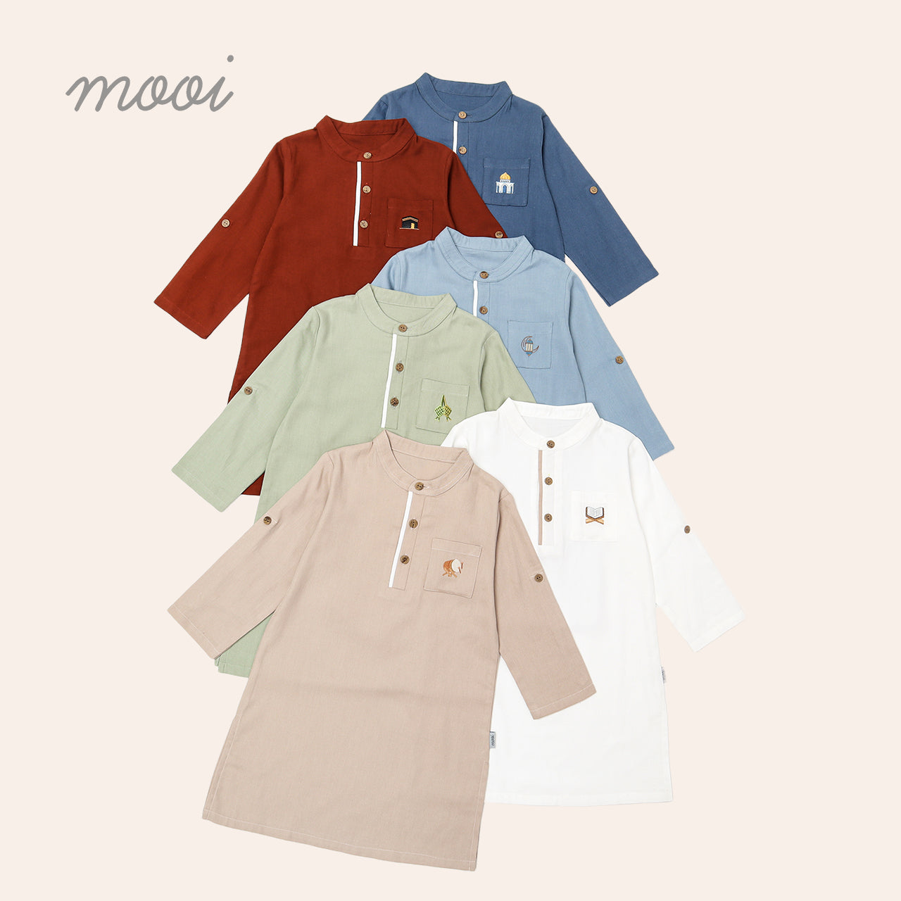 Mooi Atasan Anak Laki-Laki Khafi Koko Gamis Anak Raya Collection