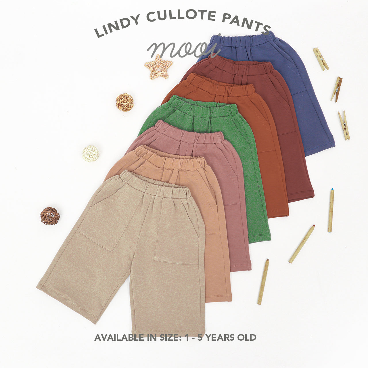 Mooi Celana Panjang Anak Perempuan Lindy Cullotes Pants