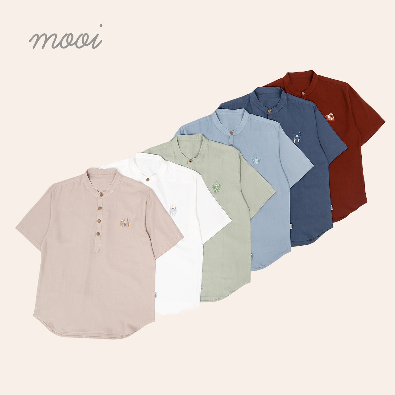 Mooi Atasan Pria Kemeja Pria Raya Collection Karim Koko V1