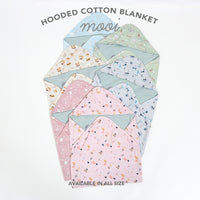 Mooi Hooded Cotton Blanket Selimut Topi Bayi