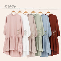 Mooi Tunik Wanita Atasan Wanita Raya Collection Nayyara Tunik Adult
